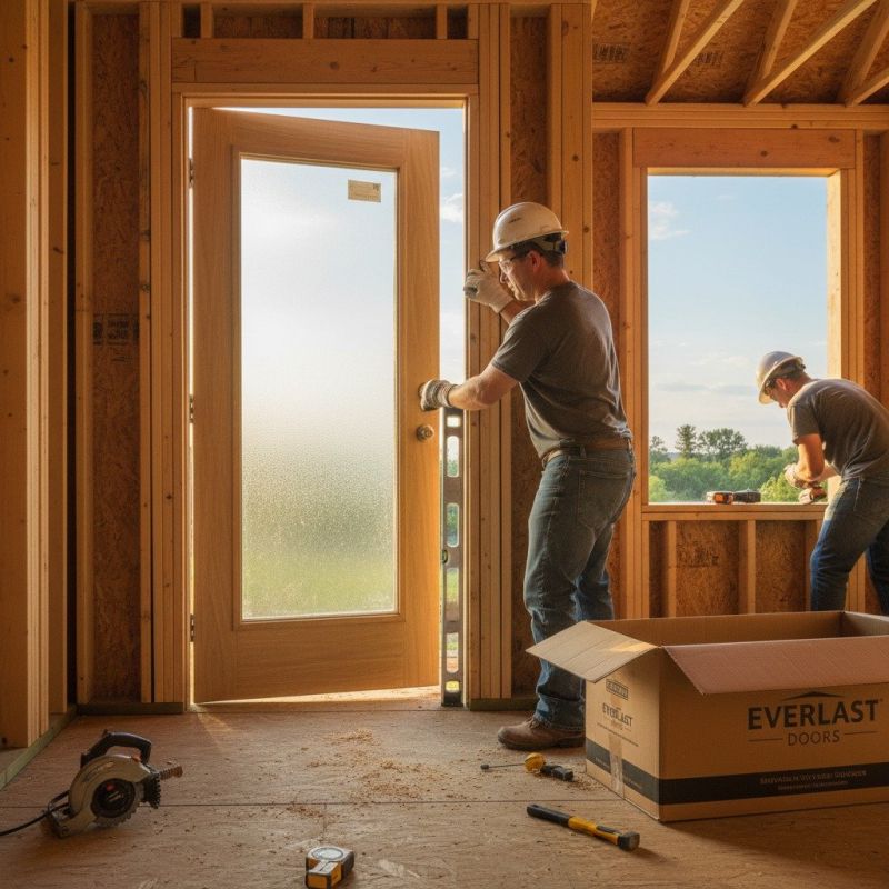Business Door Installation detail