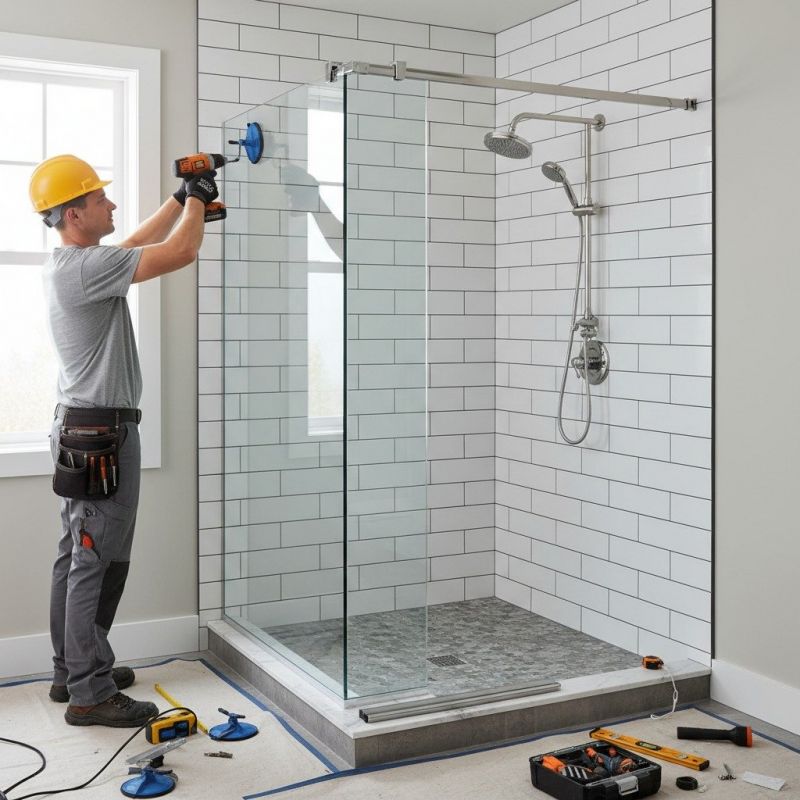 Glass Shower Installation